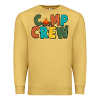 Antique Gold camp crew Premium Sweatshirt - CowGirlArtShop
