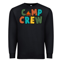 Black camp crew Premium Sweatshirt - CowGirlArtShop