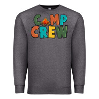 Charcoal Heather camp crew Premium Sweatshirt - CowGirlArtShop