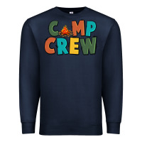 Navy camp crew Premium Sweatshirt - CowGirlArtShop