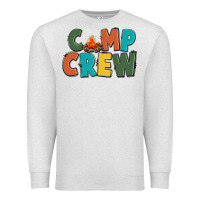 Oatmeal Heather camp crew Premium Sweatshirt - CowGirlArtShop