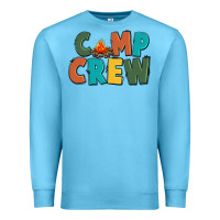 Ocean Blue camp crew Premium Sweatshirt - CowGirlArtShop