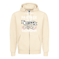 Sandshell I Asked God For a Partner In Crime He Sent Me My Crazy Grandma Zipper Hoodie - Bettercallsaul