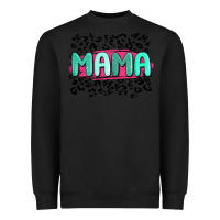 Black mama leopard Heavyweight Sweatshirt - MaliasSmallBusiness