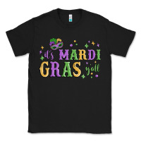 Black it's mardi gras y'all Classic Tee - MaliasSmallBusiness