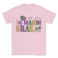 Bubblegum Pink it's mardi gras y'all Classic Tee - MaliasSmallBusiness