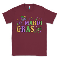 Burgundy it's mardi gras y'all Classic Tee - MaliasSmallBusiness