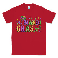 Red it's mardi gras y'all Classic Tee - MaliasSmallBusiness