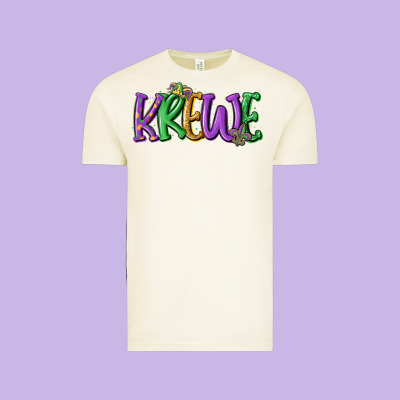 Mardi Gras Krewe Vintage Tee Designed By Maliassmallbusiness
