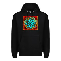 Black gemstone cactus christmas coaster Premium Hoodie - JahusDesignShop