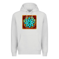 Dove Grey gemstone cactus christmas coaster Premium Hoodie - JahusDesignShop