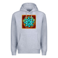 Gemstone Cactus Christmas Coaster Premium Hoodie | Teevron