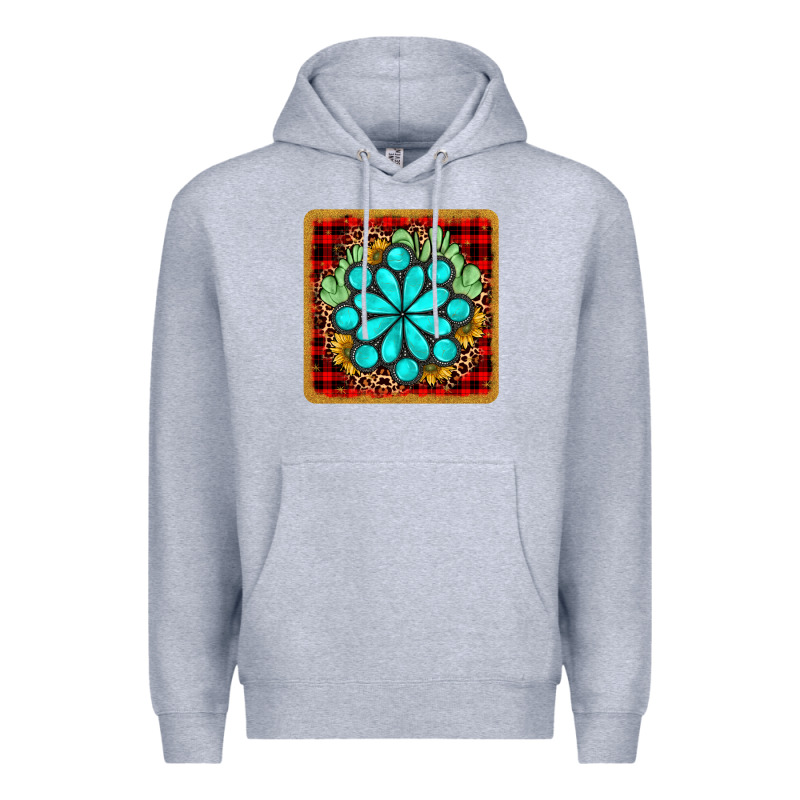 Gemstone Cactus Christmas Coaster Premium Hoodie by JahusDesignShop | Teevron