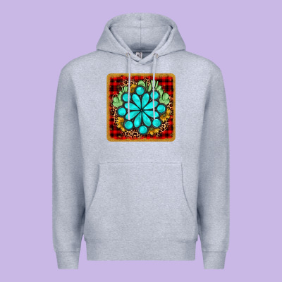 Gemstone Cactus Christmas Coaster Premium Hoodie Designed By Jahusdesignshop