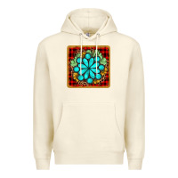 Sandshell gemstone cactus christmas coaster Premium Hoodie - JahusDesignShop