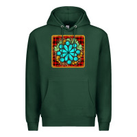 Sports Green gemstone cactus christmas coaster Premium Hoodie - JahusDesignShop