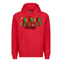Red licensed practical nurse Premium Hoodie - CowGirlArtShop
