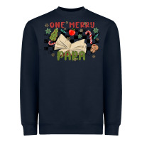Navy one merry para Heavyweight Sweatshirt - MaliasSmallBusiness
