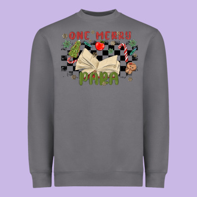 One Merry Para Heavyweight Sweatshirt Designed By Maliassmallbusiness