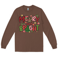 Chestnut merry and bright Long Sleeve Tee - MaliasSmallBusiness