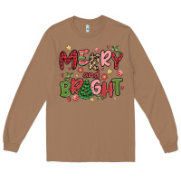 Toasted Coconut merry and bright Long Sleeve Tee - MaliasSmallBusiness