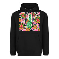 Black mama with hippie daisies Heavyweight Hoodie - TumblerDesignByShophia