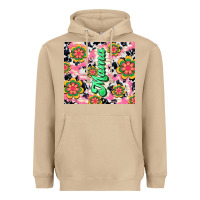 Mushroom mama with hippie daisies Heavyweight Hoodie - TumblerDesignByShophia