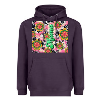 Plum mama with hippie daisies Heavyweight Hoodie - TumblerDesignByShophia