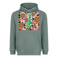 Sage mama with hippie daisies Heavyweight Hoodie - TumblerDesignByShophia