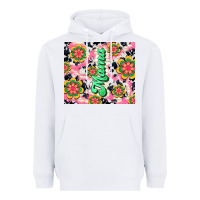 White mama with hippie daisies Heavyweight Hoodie - TumblerDesignByShophia