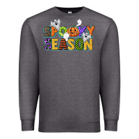 Charcoal Heather spooky season Premium Sweatshirt - CowGirlArtShop