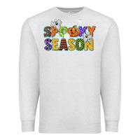 Oatmeal Heather spooky season Premium Sweatshirt - CowGirlArtShop