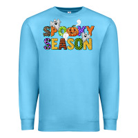 Ocean Blue spooky season Premium Sweatshirt - CowGirlArtShop