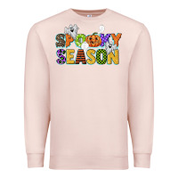 Pale Pink spooky season Premium Sweatshirt - CowGirlArtShop