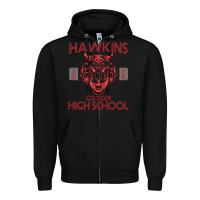 Black Go Tiger High School Zipper Hoodie - Bettercallsaul