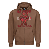 Chestnut Go Tiger High School Zipper Hoodie - Bettercallsaul