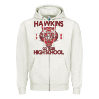 Oatmeal Heather Go Tiger High School Zipper Hoodie - Bettercallsaul