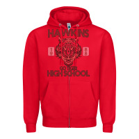 Red Go Tiger High School Zipper Hoodie - Bettercallsaul