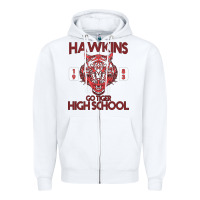 White Go Tiger High School Zipper Hoodie - Bettercallsaul