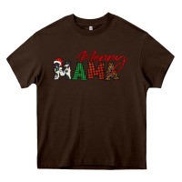 Chocolate Brown merry mama Heavy Core Tee - BarkalooDesign
