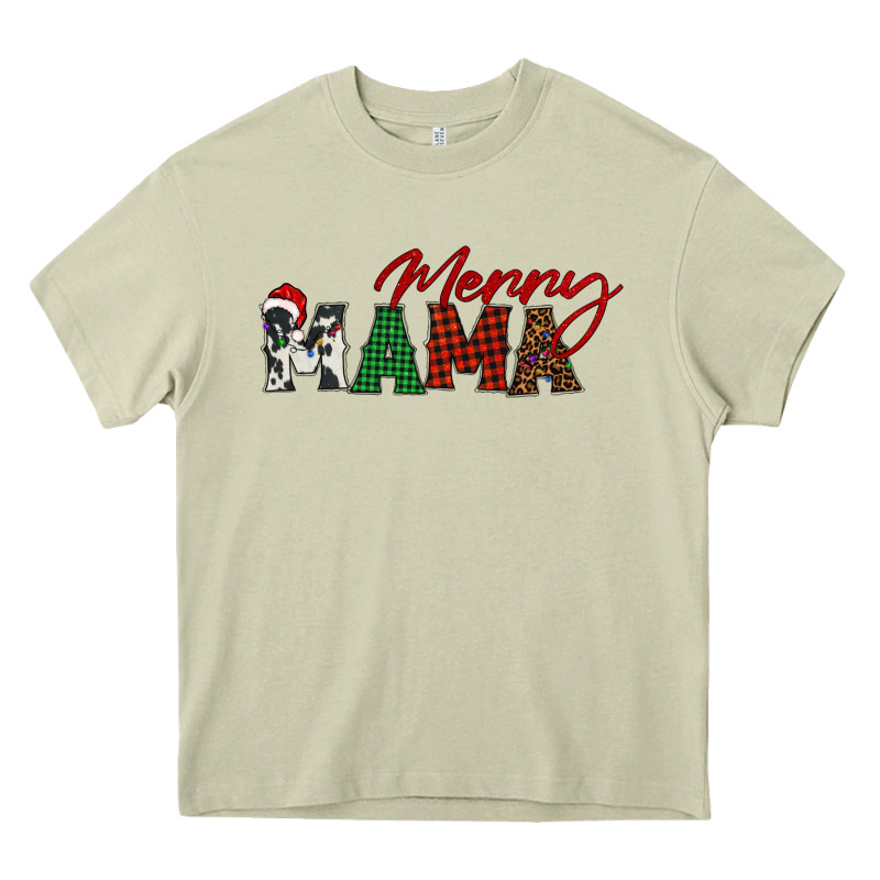 Merry Mama Heavy Core Tee by BarkalooDesign | Teevron