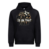 Black my heart is on that field soccer Urban Hoodie - FaDigitalArtStudio
