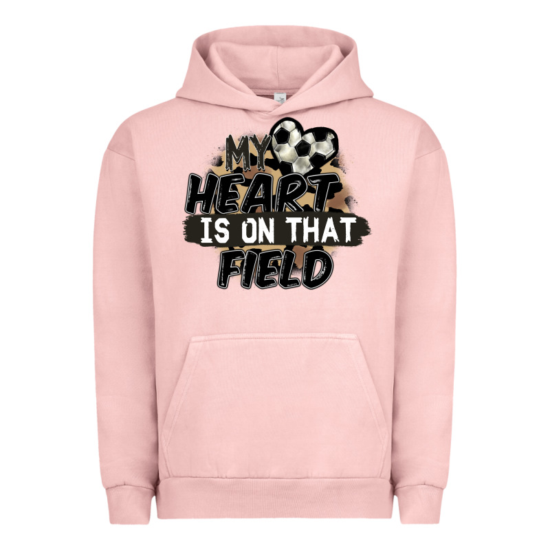 My Heart Is On That Field Soccer Urban Hoodie by FaDigitalArtStudio | Teevron