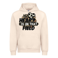 Sandshell my heart is on that field soccer Urban Hoodie - FaDigitalArtStudio