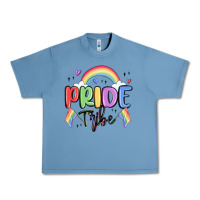 Pebble Blue pride tribe Urban Heavy Tee - MaliasSmallBusiness