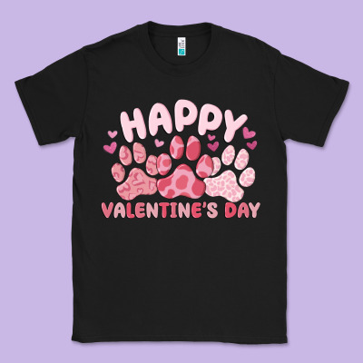 Happy Valentine's Day Classic Tee Designed By Maliassmallbusiness
