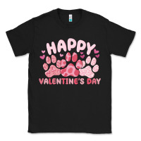 Black happy valentine's day Classic Tee - MaliasSmallBusiness