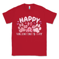 Red happy valentine's day Classic Tee - MaliasSmallBusiness