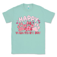 Seafoam happy valentine's day Classic Tee - MaliasSmallBusiness