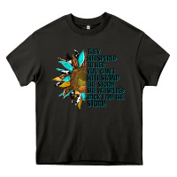Asphalt sunflower they whispered to her Heavy Core Tee - AdoDesignShop